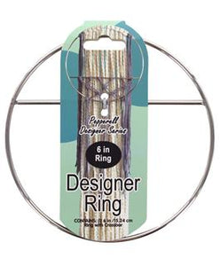 Pepperell Designer Ring 6" With Cross Bar