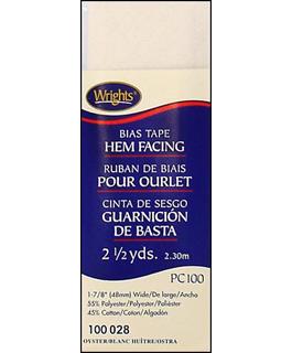 Wrights Bias Hem Facing 2.5yd