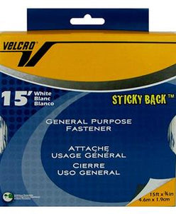 Velcro Sticky Back Tape 3/4" White