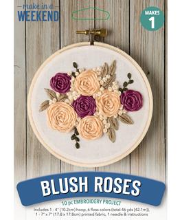 Blush Roses Embroidery Kit