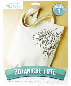 Botanical Tote Embroidery Kit