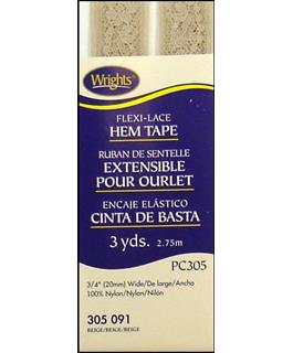 Wrights Hem Tape Flexi Lace 3yd