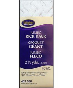 Wrights Jumbo Rick Rack 2.5yd
