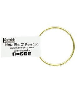 EBL Metal Ring 2" Brass