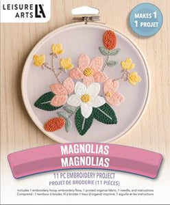 Magnolias Embroidery Kit