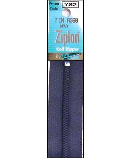 YKK Ziplon Coil Zippers 7"