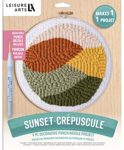 Sunset Punch Needle Kit