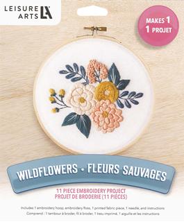 Wildflowers Embroidery Kit