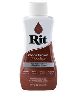 Rit Dye Liquid 8 Fluid oz Cocoa Brown