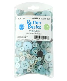 Buttons Galore Assortment Winter Flurries 4oz
