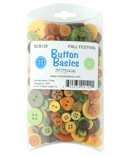 Buttons Galore Assortment Fall Festival 4oz