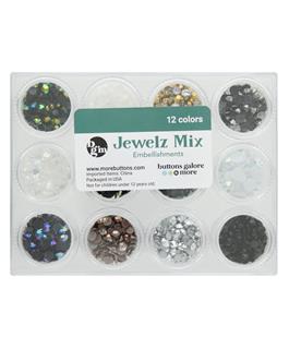 Buttons Galore Jewelz Mix Rhinestones - Neutral