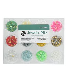 Buttons Galore Jewelz Mix Rhinestones - Holiday