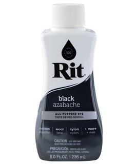Rit Dye Liquid 8 Fluid oz Black