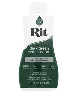 Rit Dye Liquid 8 Fluid oz Dark Green
