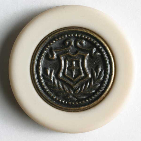 Beige Polyamide Button