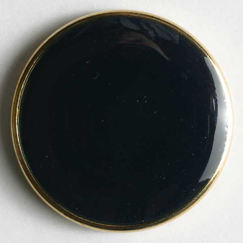 Navy Blue Full Metal Enamelled Button