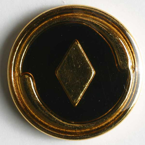 Navy Blue Full Metal Enamelled Button