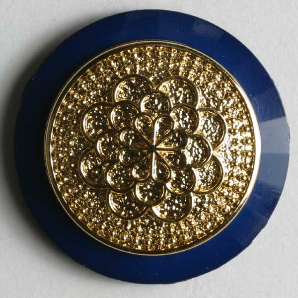 Blue Polyamide Button