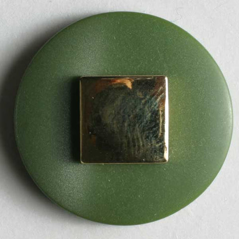 Green Polyester Button