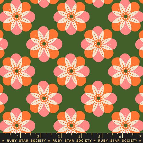 Floradora Cherry Blossom Cotton Fabric -Sarah Green RS6022 15