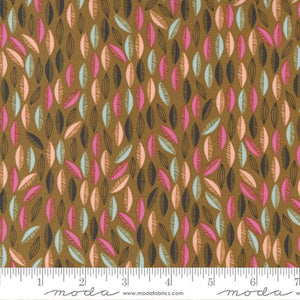 Songbook A New Page Cascade Cotton Fabric - Sienna 45557 17