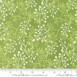 Pansy's Posies Spring Bunch Cotton Fabric - Fern 48724 26