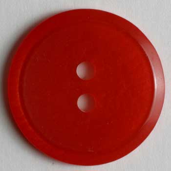 Red Polyester Button