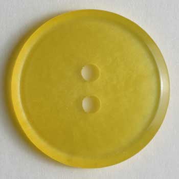 Yellow Polyester Button