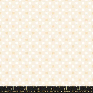Moonglow Heirloom Star Cotton Quilting Fabric - Natural RS4081 11