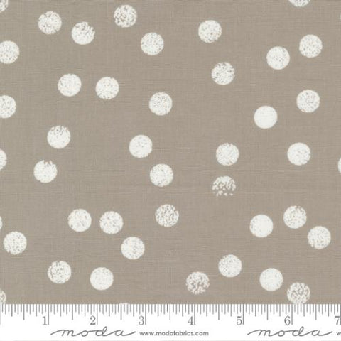 Filigree Dotties Cotton Fabric - Stone White 1813 15