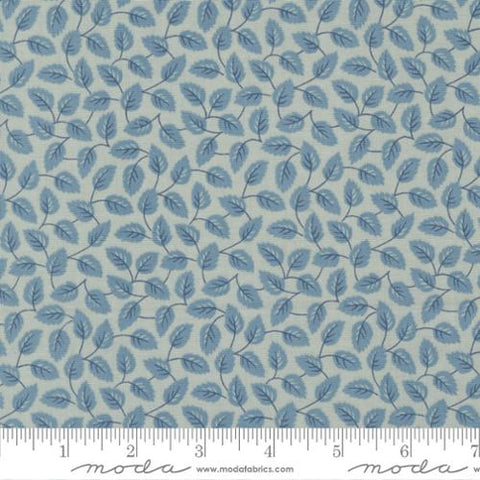 Bleu De France Bellier Cotton Fabric - Ciel Blue 13935 14