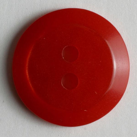 Red Polyester Button