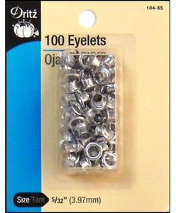 Dritz Eyelet Refill 5/32" 100pc Nickel
