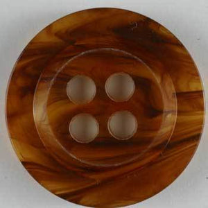 Brown Polyester Button