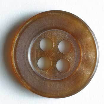 Brown Polyester Button