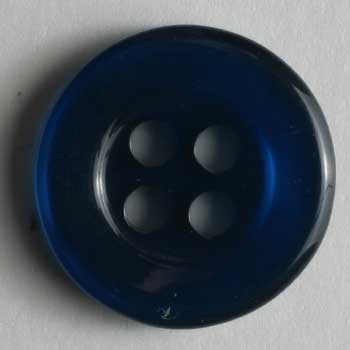 Navy Blue Polyester Button