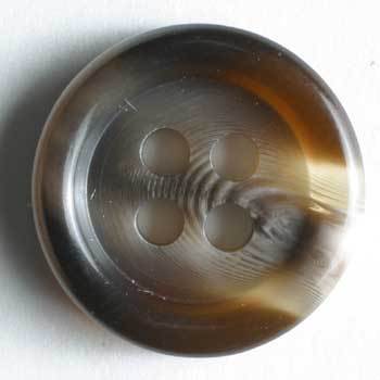 Brown Polyester Button