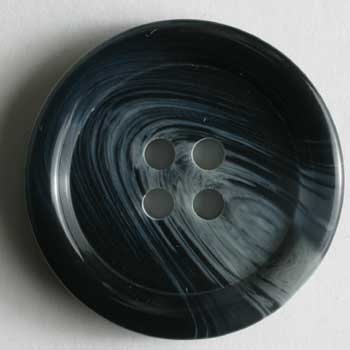 Navy Blue Polyester Button