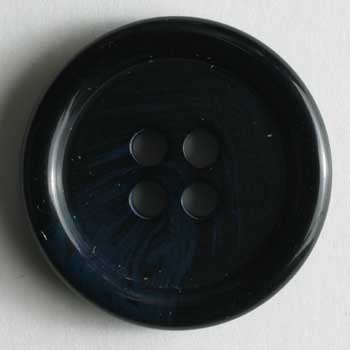 Navy Blue Polyester Button