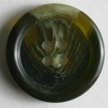 Green Polyester Button