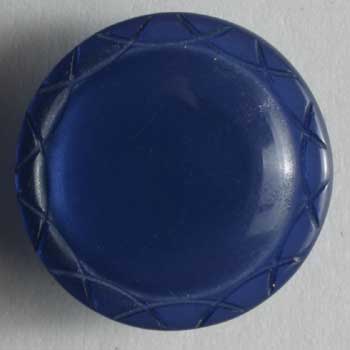 Blue Polyester Button