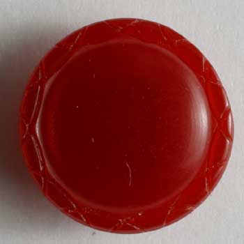 Red Polyester Button