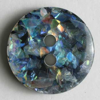 Iridescent Polyester Button