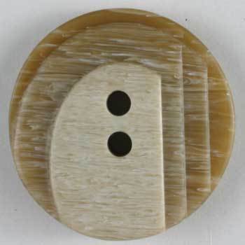 Beige Polyester Button