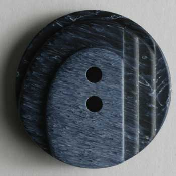 Navy Blue Polyester Button