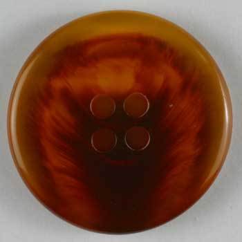 Brown Polyester Button