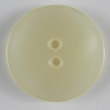 White Polyester Button