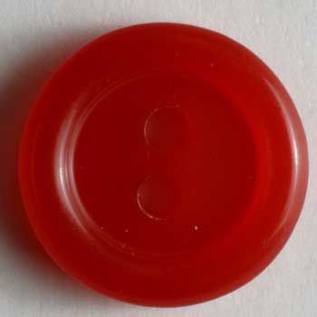 Red Polyester Button