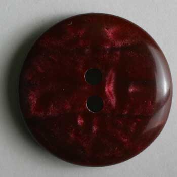 Wine Red Polyester Button